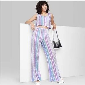 Wild fable open weave pants /swim coverup
